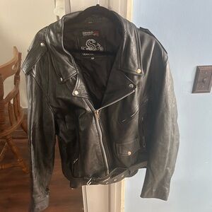 S leatherking leather jacket